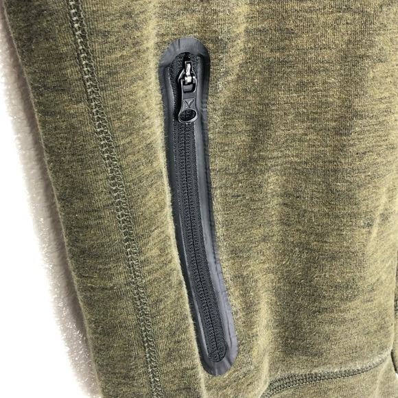 Mens American Eagle Active Flex Green Zip Hoodie - Picture 3 of 5